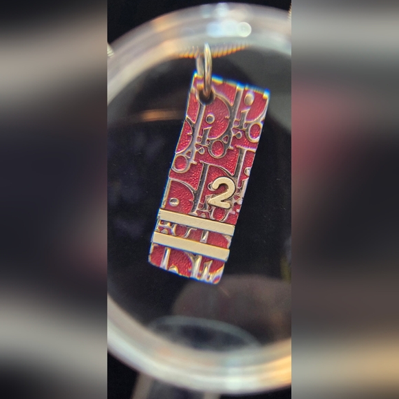 Christian Dior Oblique Trotter Pendant No. 2 Necklace - Picture 9 of 11